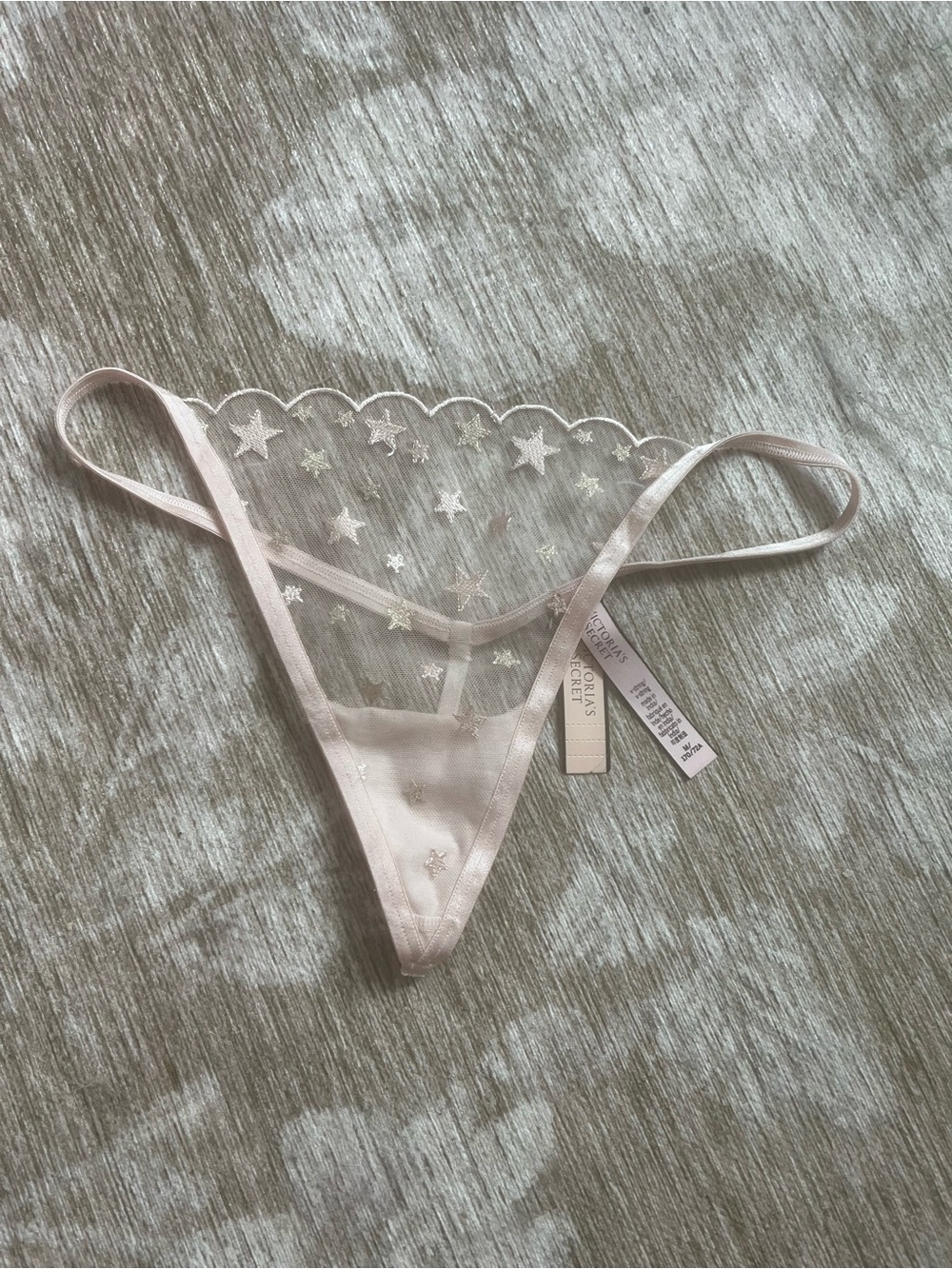 NWT Victoria’s Secret Mesh Star V-String